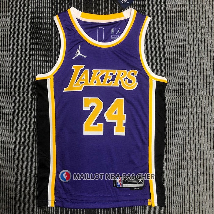Maillot Los Angeles Lakers Kobe Bryant NO 24 Statement 2021-22 Volet
